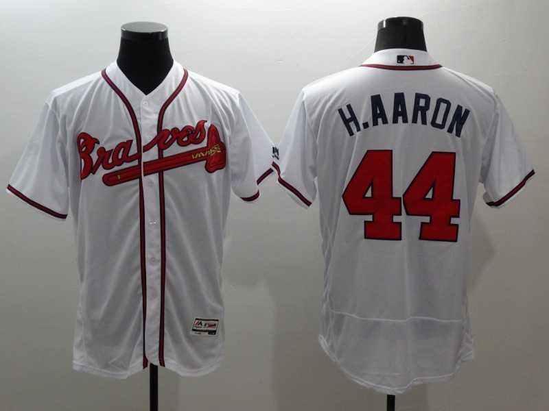 Atlanta Braves #44 Hank Aaron White 2016 Flexbase Collection Stitched Jersey,We sell and wholesale Atlanta Braves #44 Hank Aaron White 2016 Flexbase Collection Stitched Jersey on line form chian!